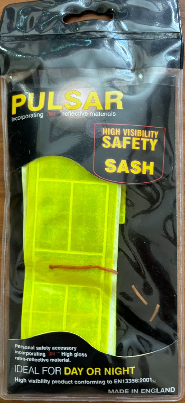 Pulsar High Visibility Safety Sash.