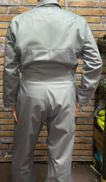 Lightweight Warm Weather Coverall (Metal free & pocketless) Grey