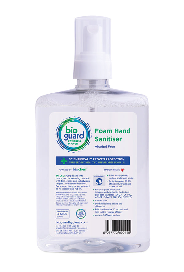 BIOGUARD 500ML ALCOHOL FREE FOAM