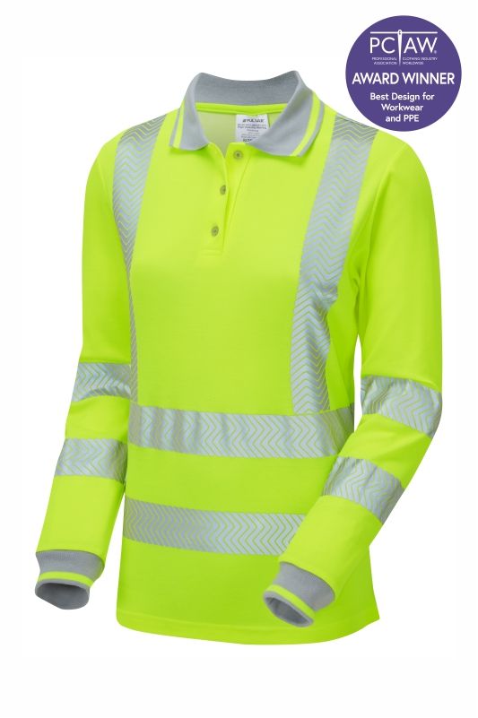 PULSAR LIFE Ladies Long Sleeve Polo Shirt