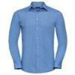 Long sleeve polycotton easycare fitted poplin shirt - Spontex Workwear