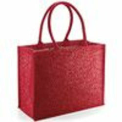 Shimmer Jute Shopper