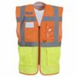 Hi-Vis Top Cool Open-Mesh Executive Waistcoat (Hvw820)