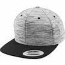 Stripes melange crown snapback (6089SC) - Spontex Workwear