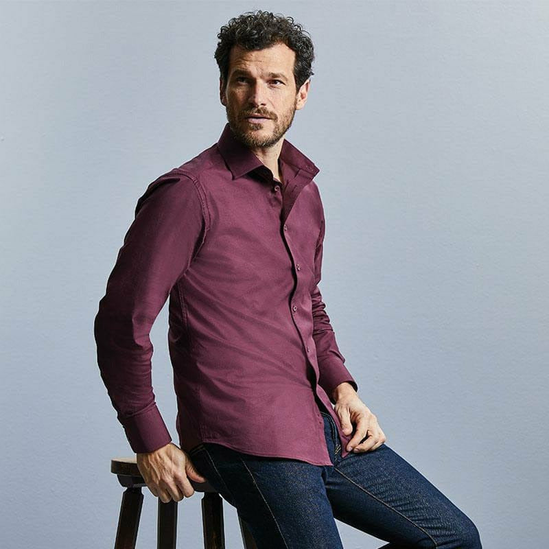 Long sleeve easycare fitted shirt - Spontex Workwear