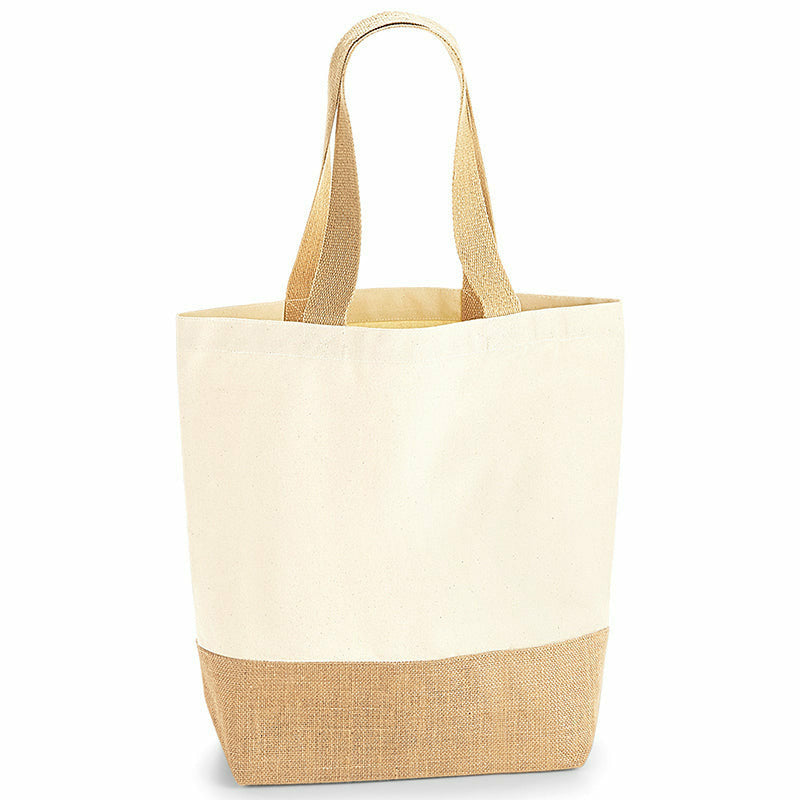 Jute Base Canvas Shopper
