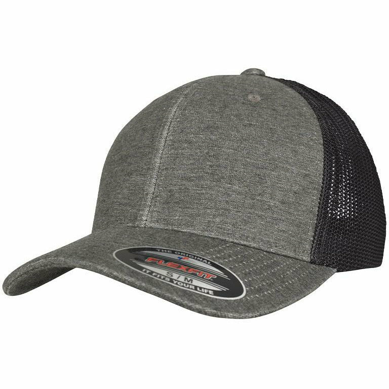 Retro trucker melange cap (6511M) - Spontex Workwear