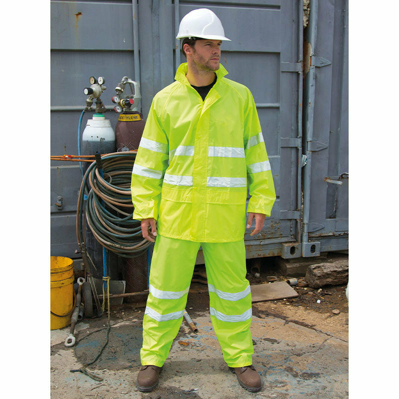 High-Viz Waterproof Suit