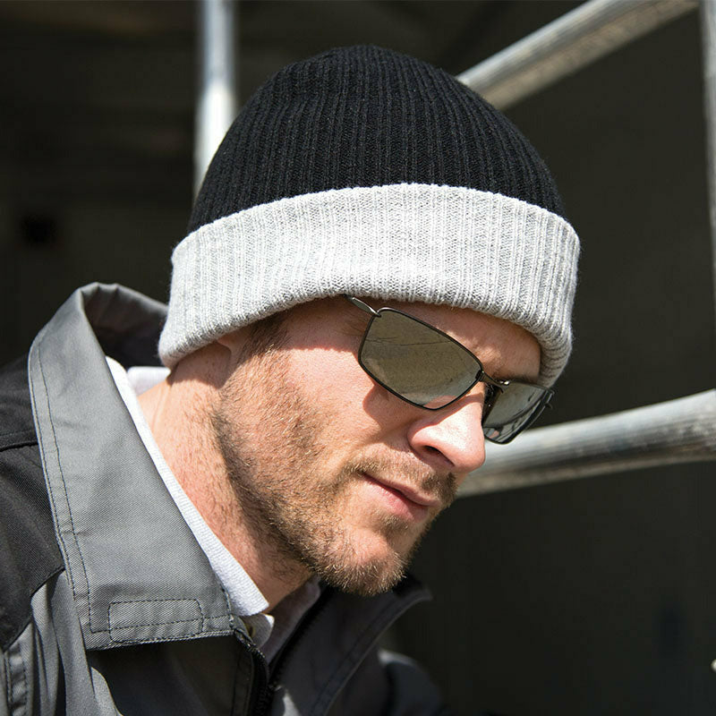 Double-Layer Knitted Hat