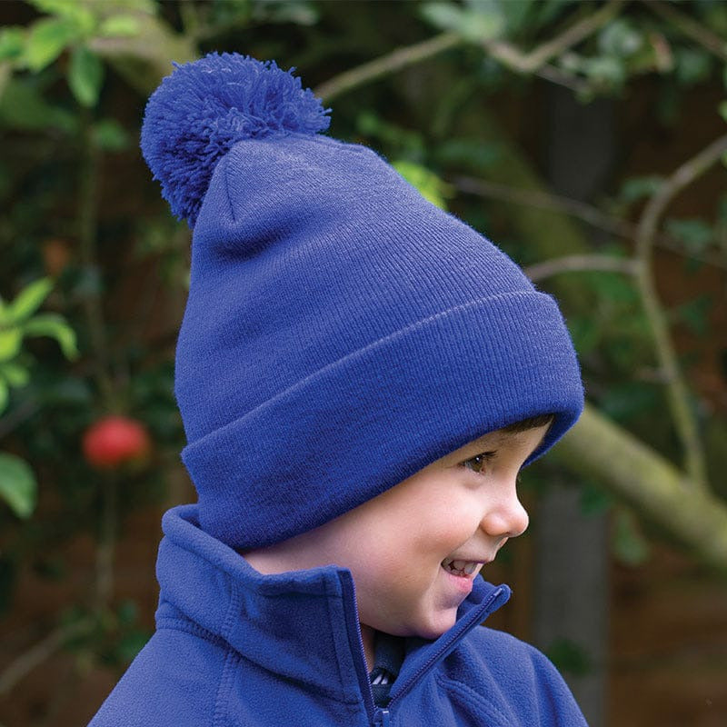 Junior Pom Pom Beanie
