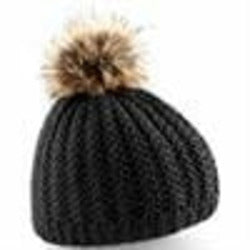 Fur Pom Pom Beanie