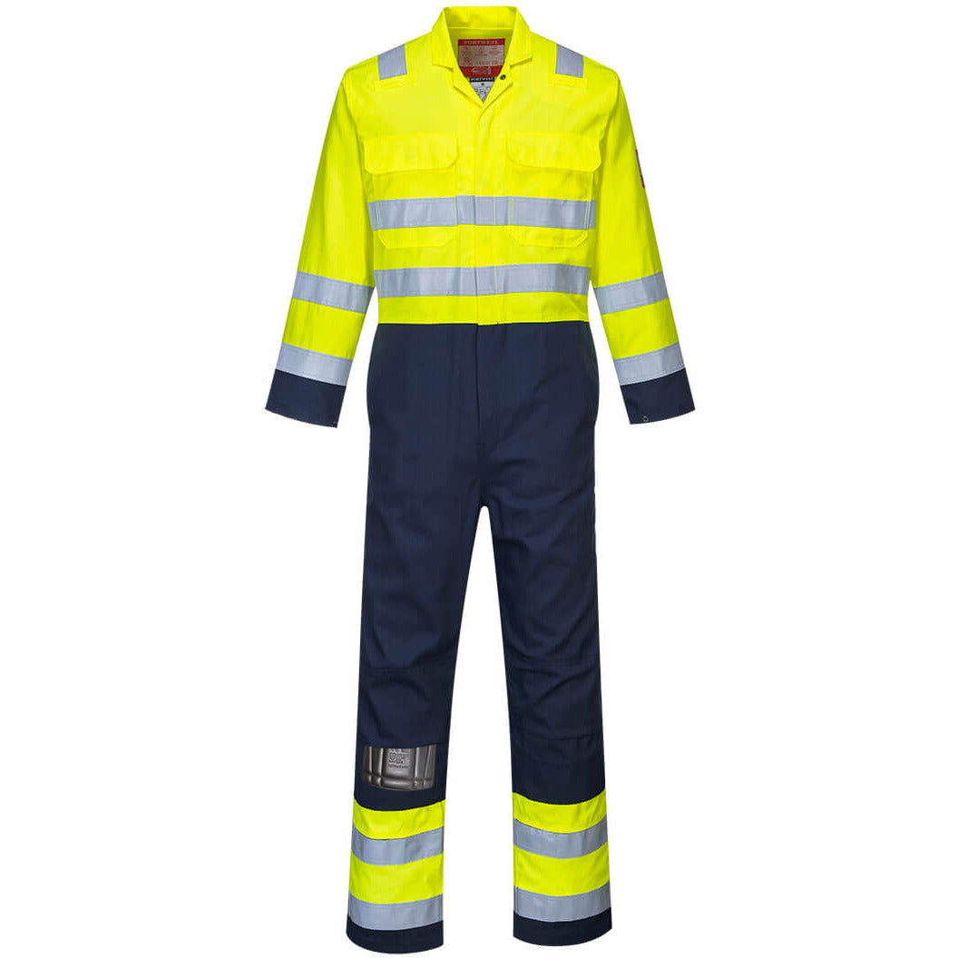 Portwest Hi-Vis Anti-Static Bizflame Pro Coverall
