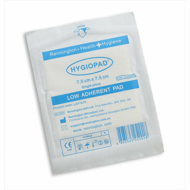 Click Medical Low Adherent Dressing 7.5X7.5Cm