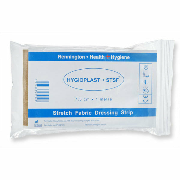 Hygio Plast Dressing Strip Fabric 7.5Cm X 1M