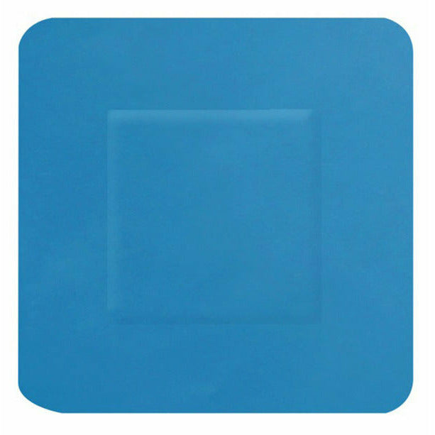 Hygio Plast Blue Detectable Plasters Square 38X38Mm