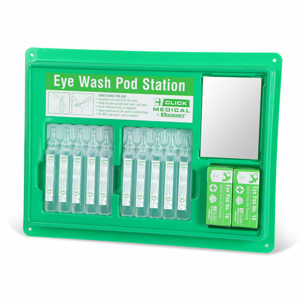 Click Medical Eyewash Pod Station (10X20Ml)