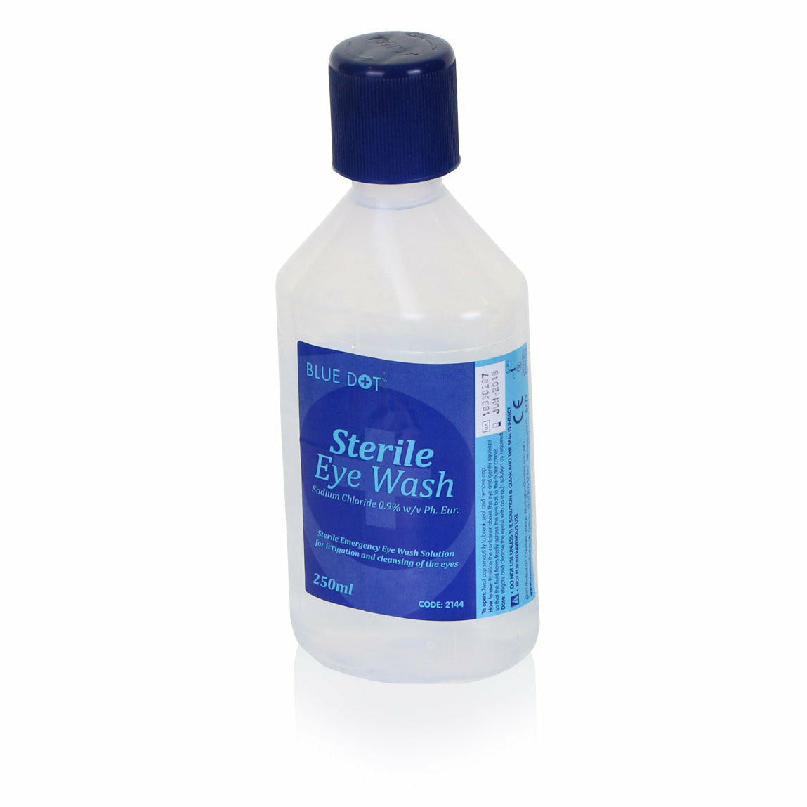 Blue Dot Eyewash Bottle 250Ml