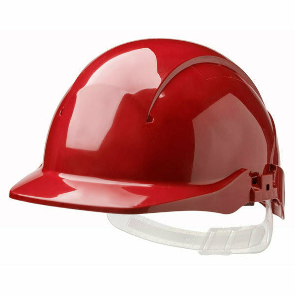 Concept Core Full Peak Red Slip Ratchet Vented Helm