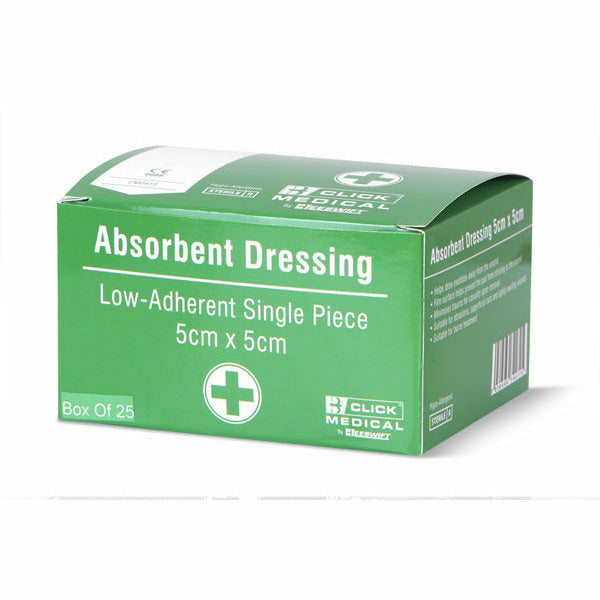 Click Medical Low Adherent Dressing 5X5Cm