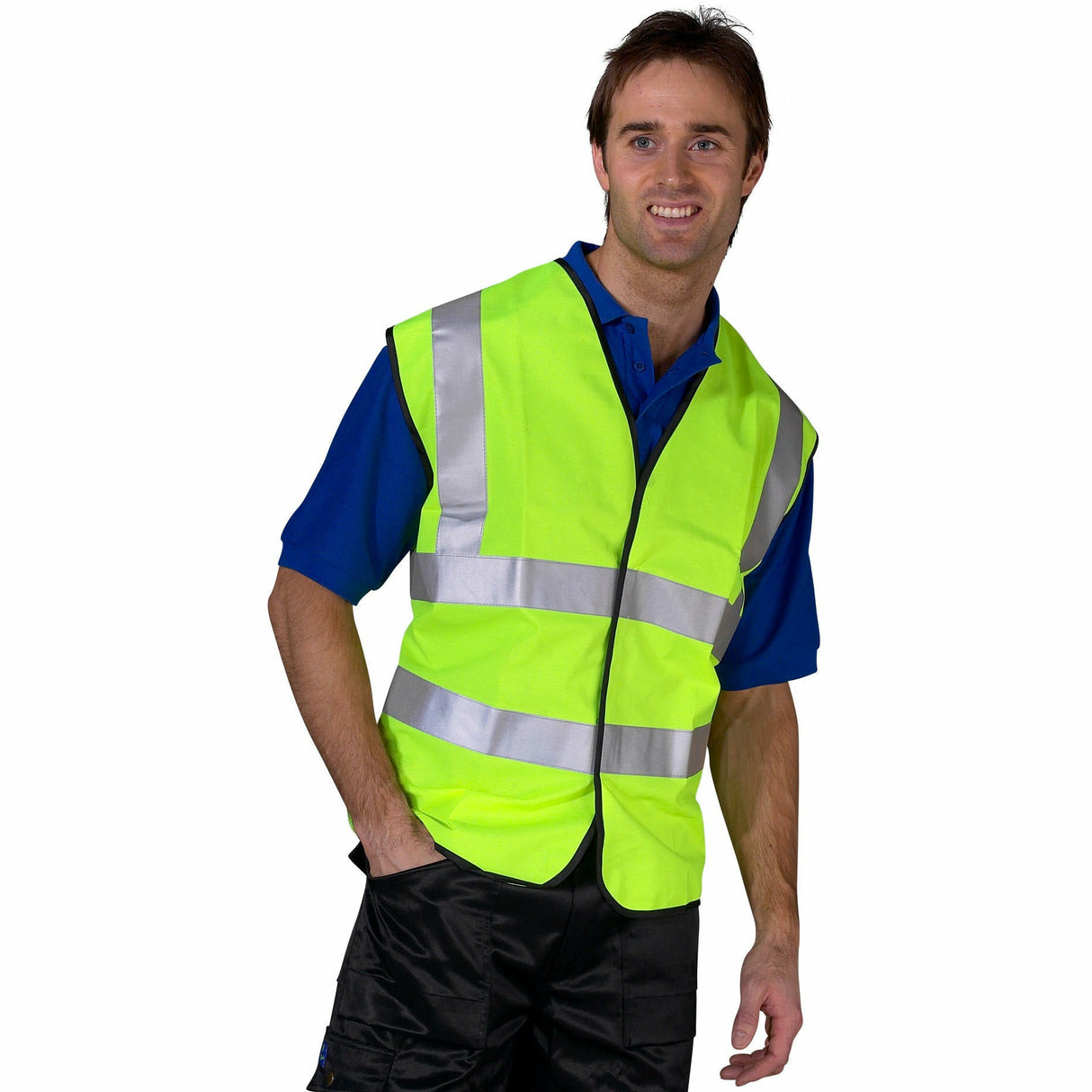 Bseen En Iso 20471 Vest Orange (Bulk Pack)