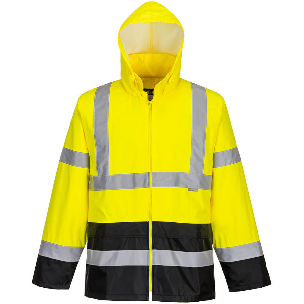 Portwest Hi-Vis Classic Contrast Rain Jacket