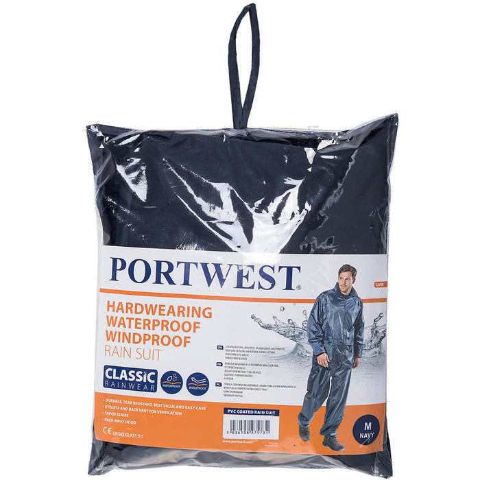 Portwest Essentials Rainsuit (2 Piece Suit)
