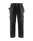 Blaklader 153818609900 ZIP-OFF TROUSERS Black 38" Reg
