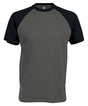 Baseball Short-sleeved two-tone T-shirt
