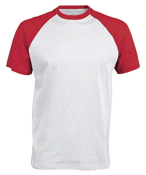 Baseball Short-sleeved two-tone T-shirt