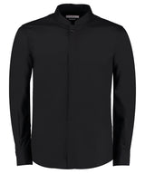 Mandarin collar shirt long-sleeved (tailored fit)