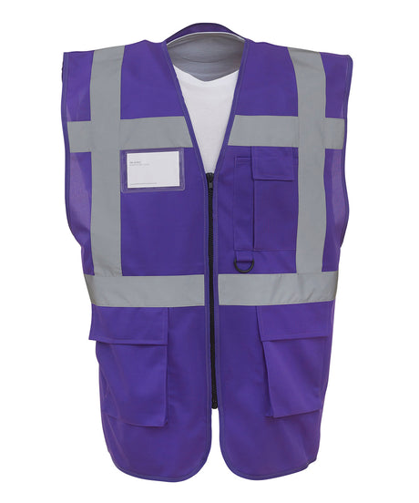 Multifunctional executive hi-vis waistcoat (HVW801)