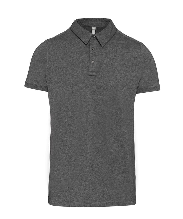 Jersey knit polo shirt