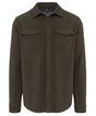 Sherpa-lined fleece overshirt