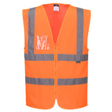 Hi-Vis Zipped Band and Brace Vest