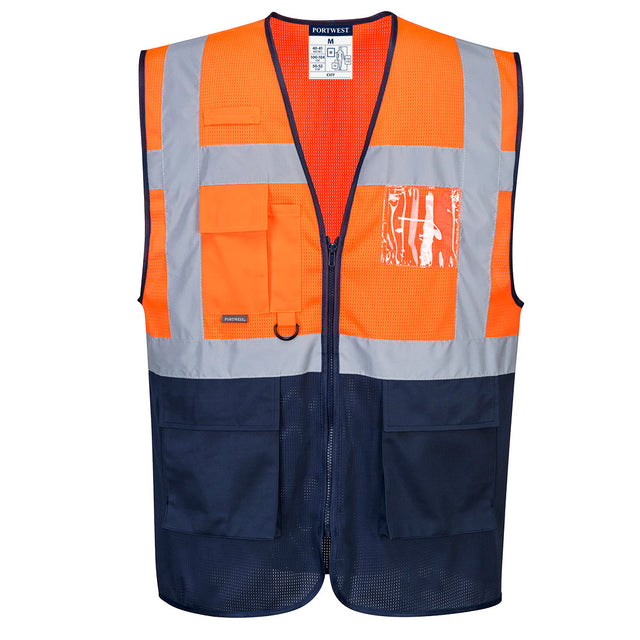 Hi-Vis Mesh Contrast Executive Vest 