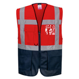 Warsaw Hi-Vis Contrast Executive Vest