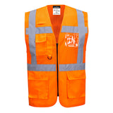 Madrid Hi-Vis Half Mesh Executive Vest