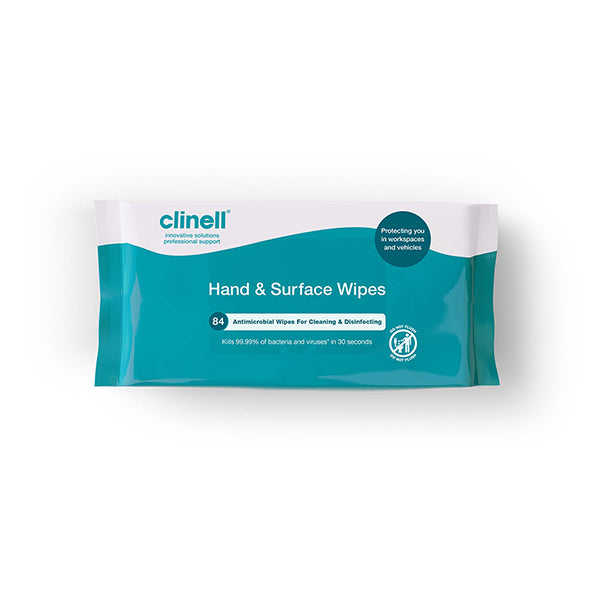 CLINELL UNIVERSAL WIPES PACK OF 84