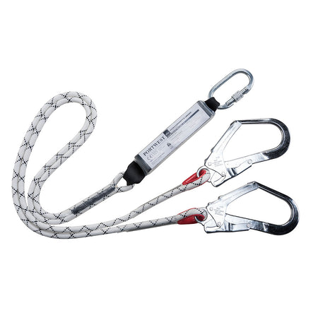 Double Kernmantle 1.8m Lanyard With Shock Absorber