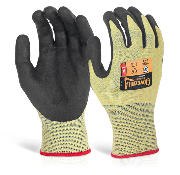 GLOVEZILLA NITRILE PALM COATED GLOVE