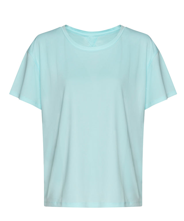 Womens open back T