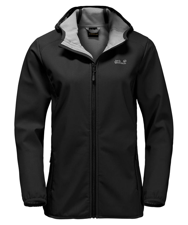 Womens hooded softshell jacket (OL)