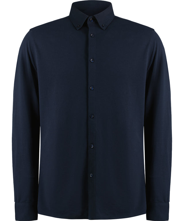 Long sleeve Superwash® 60° piqué shirt (tailored fit)