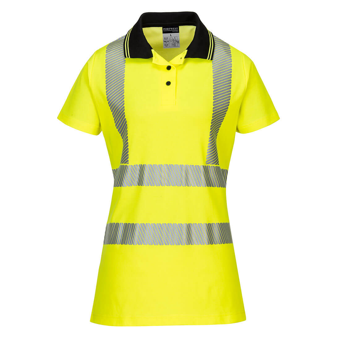 Hi-Vis Women's Cotton Comfort Pro Polo Shirt S/S 