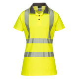 Hi-Vis Women's Cotton Comfort Pro Polo Shirt S/S 