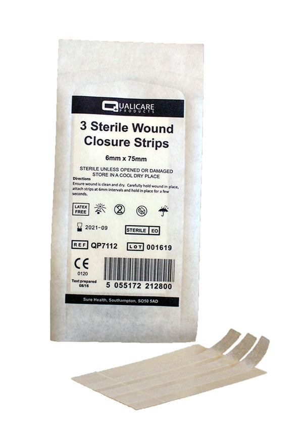 SKIN CLOSURE STRIP 6MM X 75MM