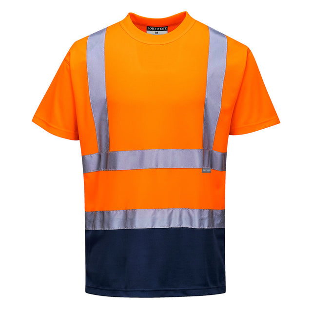 Hi-Vis Contrast T-Shirt S/S 