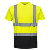 Hi-Vis Contrast T-Shirt S/S 