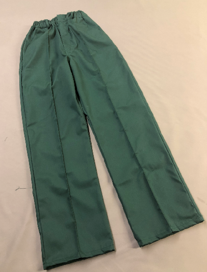 Classic Work Trouser With Elasticated Waist Bottle Green