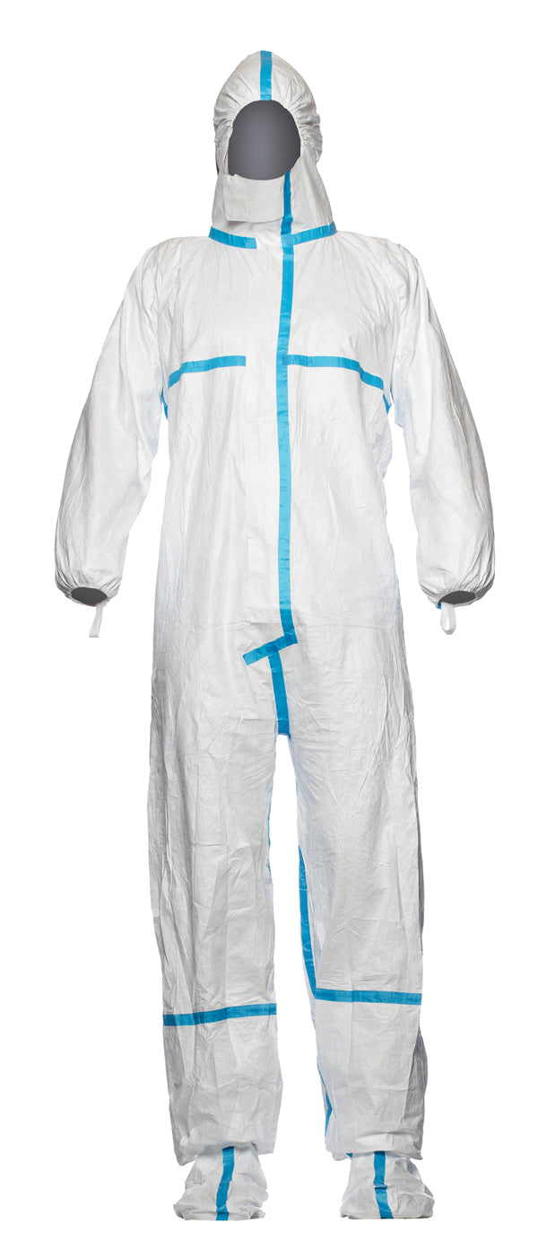 TYVEK 600 COVERALL PLUS C/W SOCKS